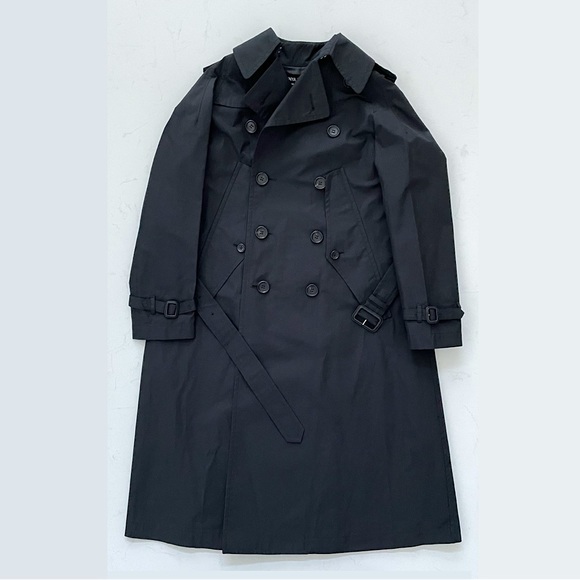 JUNYA WATANABE COMME des GARÇONS Cotton Garbadine Convertible Cape Trench, S - Picture 3 of 16